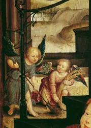 Triptych of the Adoration of the Child (detail)